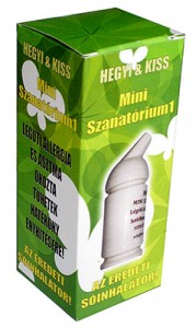 Mini Szanatórium1 sóinhalátor készülék, légúti betegségek (asztma,allergia,krupp,hörghurut) enyhítése